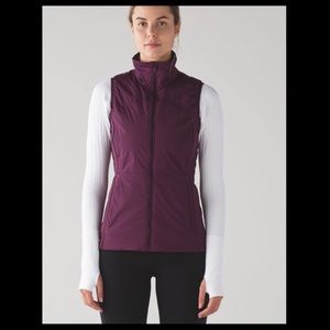 Lululemon run for cold vest, size 10